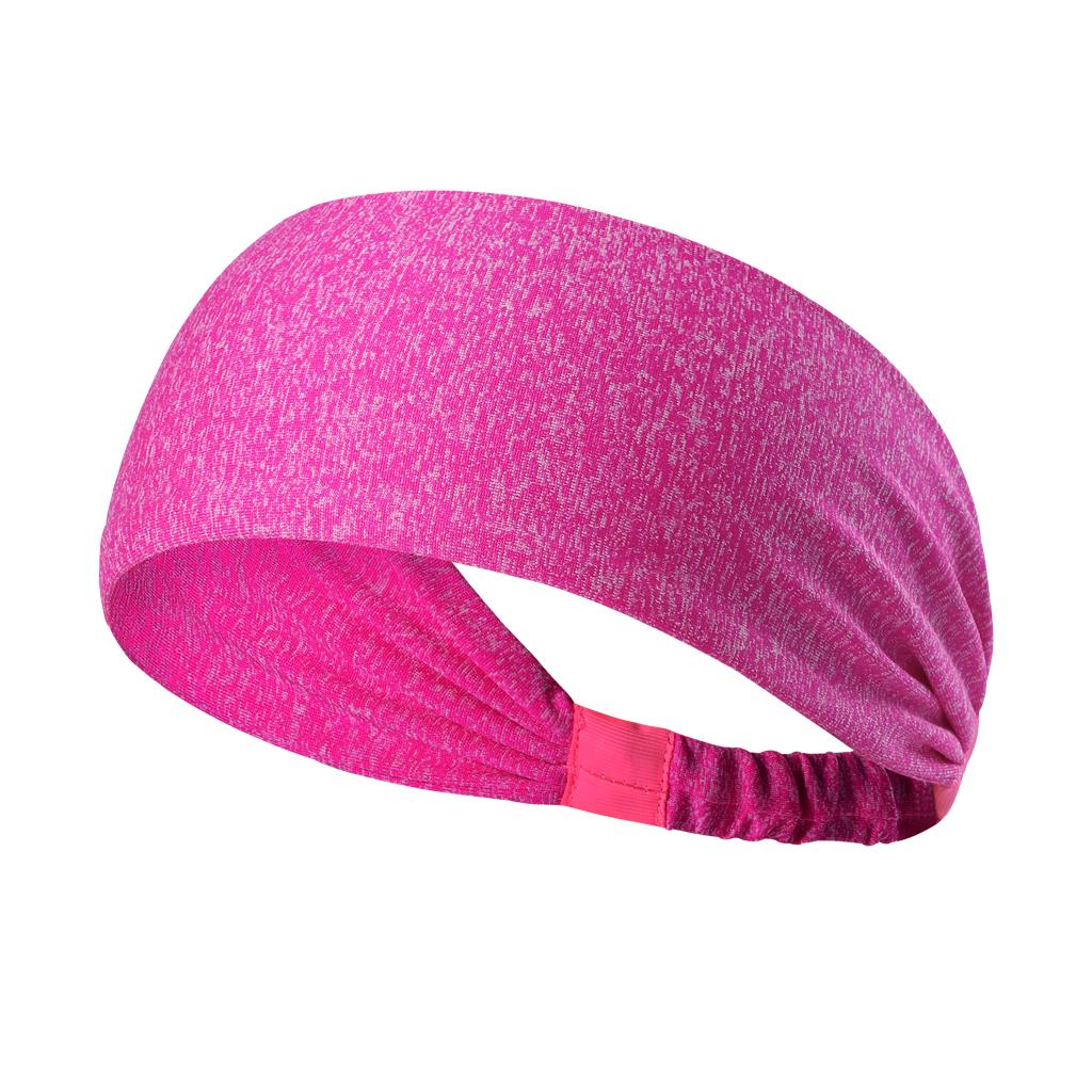 Women Headband Wrap Gym Fitness Elastic Sweatband