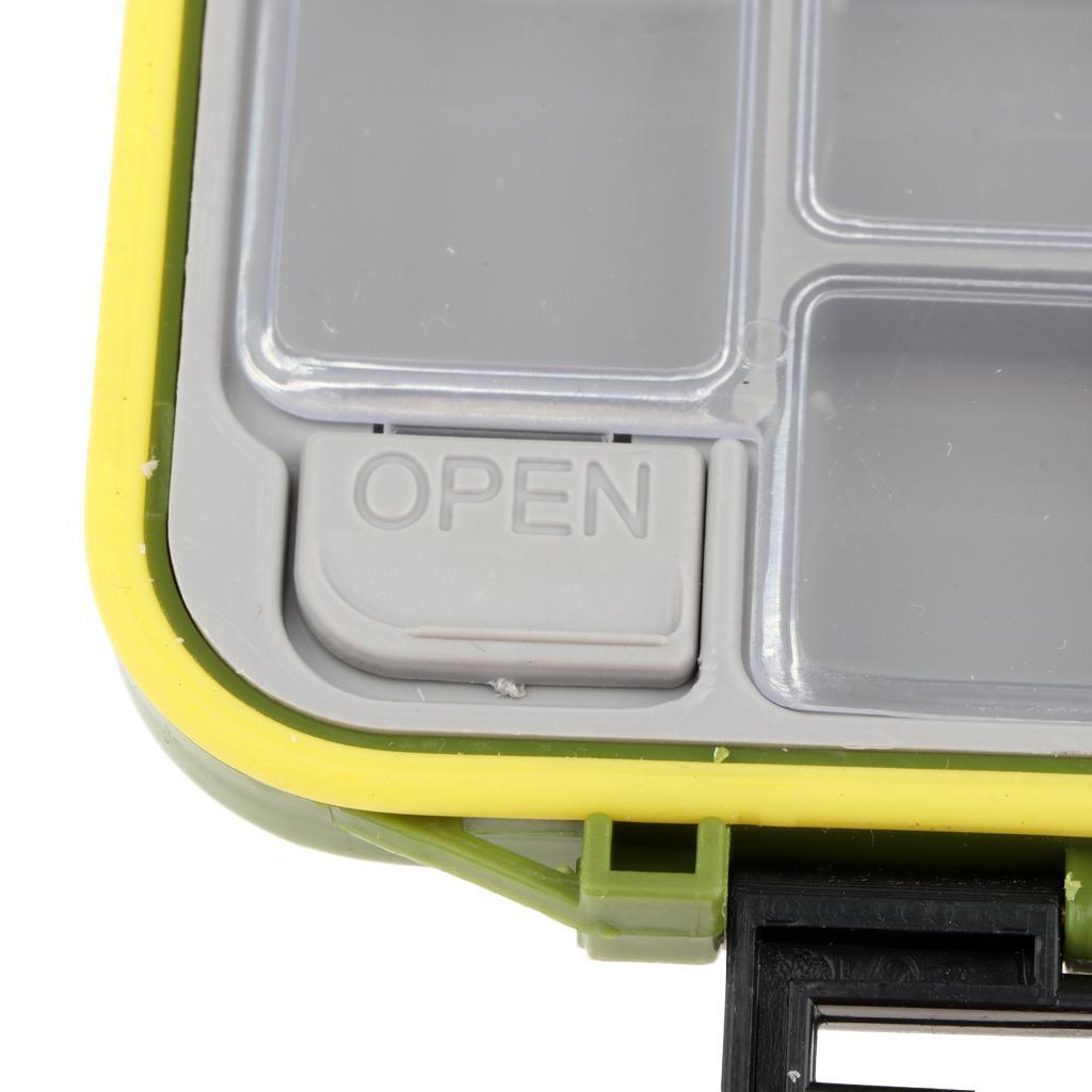 Premium Waterproof Plastic Fishing Lures Baits Hooks Tackle Storage Organizer Box - A Type / Small