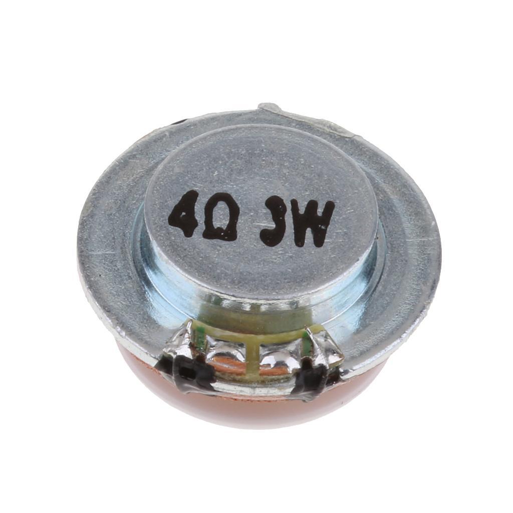 2x 27mm 3W High Fidelity Audio Stereo Speaker Vibration Resonance