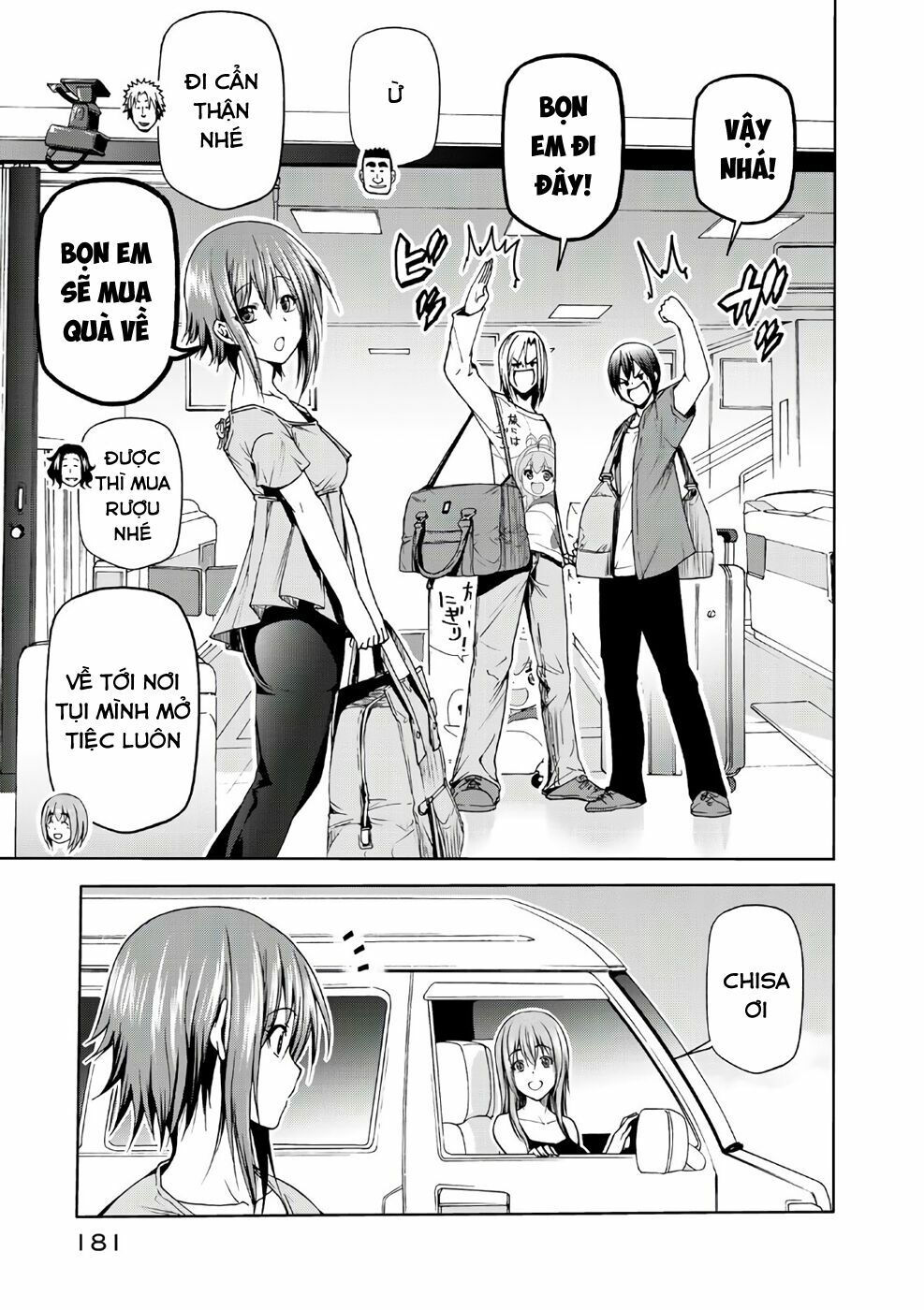 cô gái thích lặn - grand blue chapter 49.5 3
