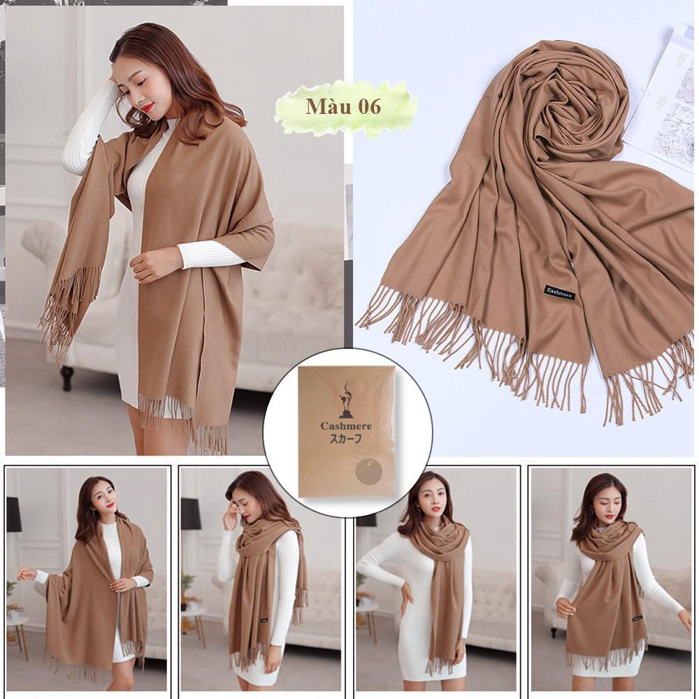 Khăn cashmere, khăn choàng xuất Nhật FULL BOX FULL SEAL món quà đẳng cấp FPK01