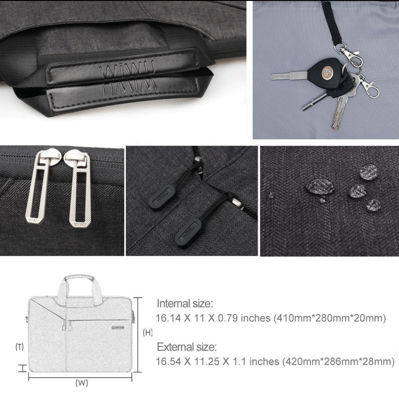 Túi Đeo City Commuter Bag Dành Cho Laptop, Ultrabook Thiết Kế Không Thấm Nước, Chống Sốc, Chống Rơi - Hàng Chính Hãng