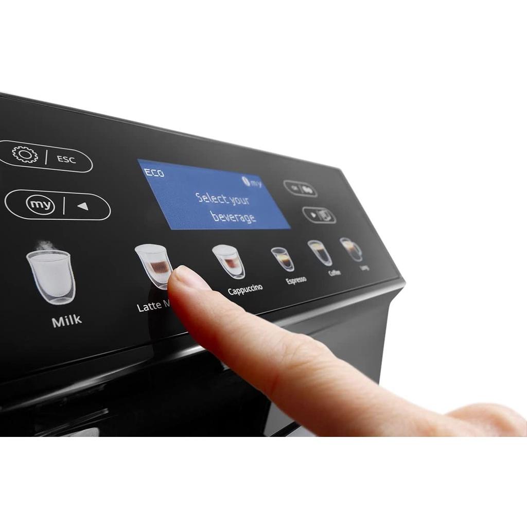 Máy Pha Cà Phê Tự Động Delonghi Eletta Capucchino EVO 46.860.B, Máy Pha Cafe, 2L, Nhập Đức, BH 12 Tháng