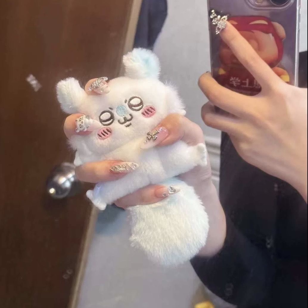Gấu bông momonga keychain 16cm ship HOẢ TỐC HCM Momonga chiikawa móc khóa xinh cute