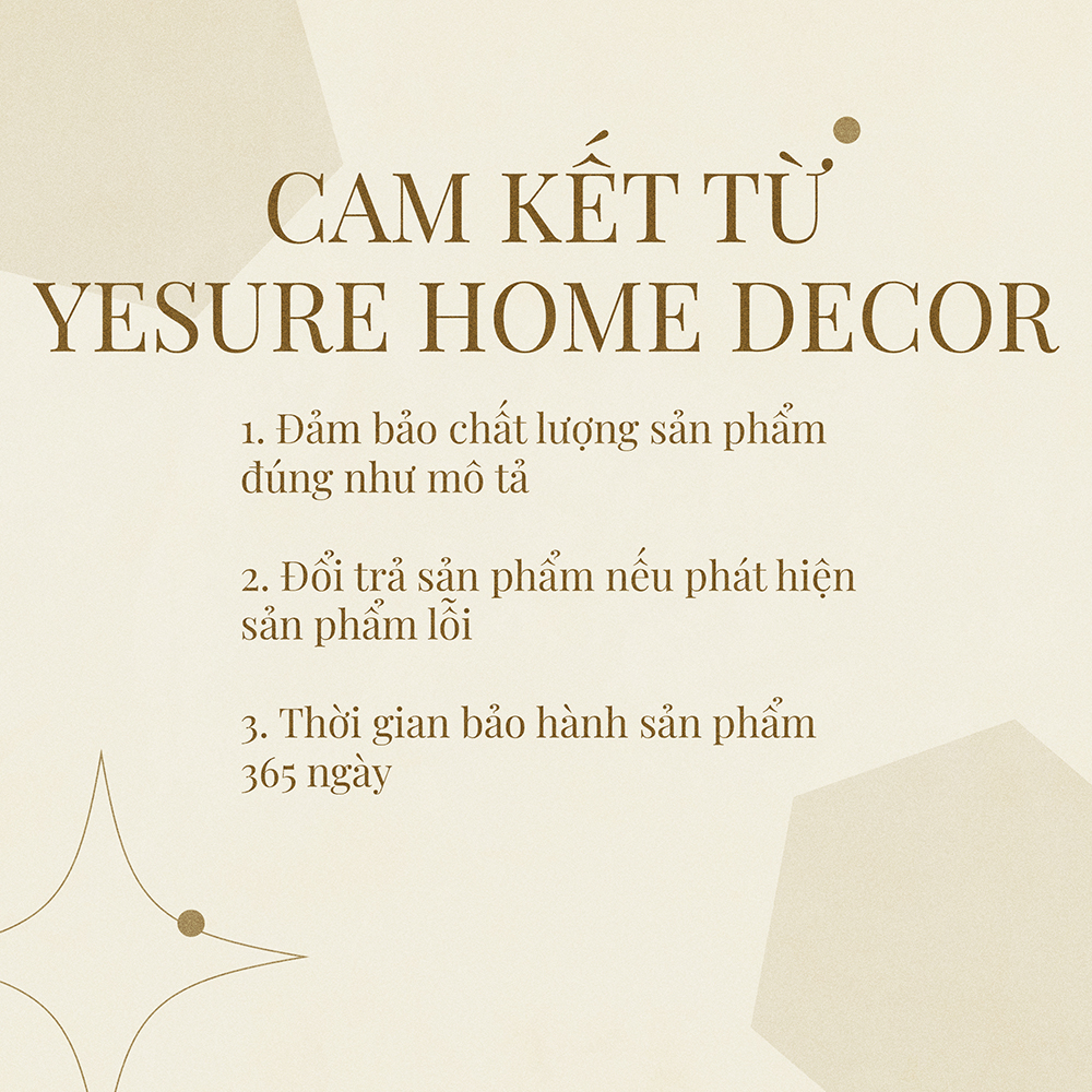 Kệ gỗ trang trí tab đầu giường Gỗ Tần Bì YESURE HOME DECOR size 45x45 cm - Hàng chính hãng