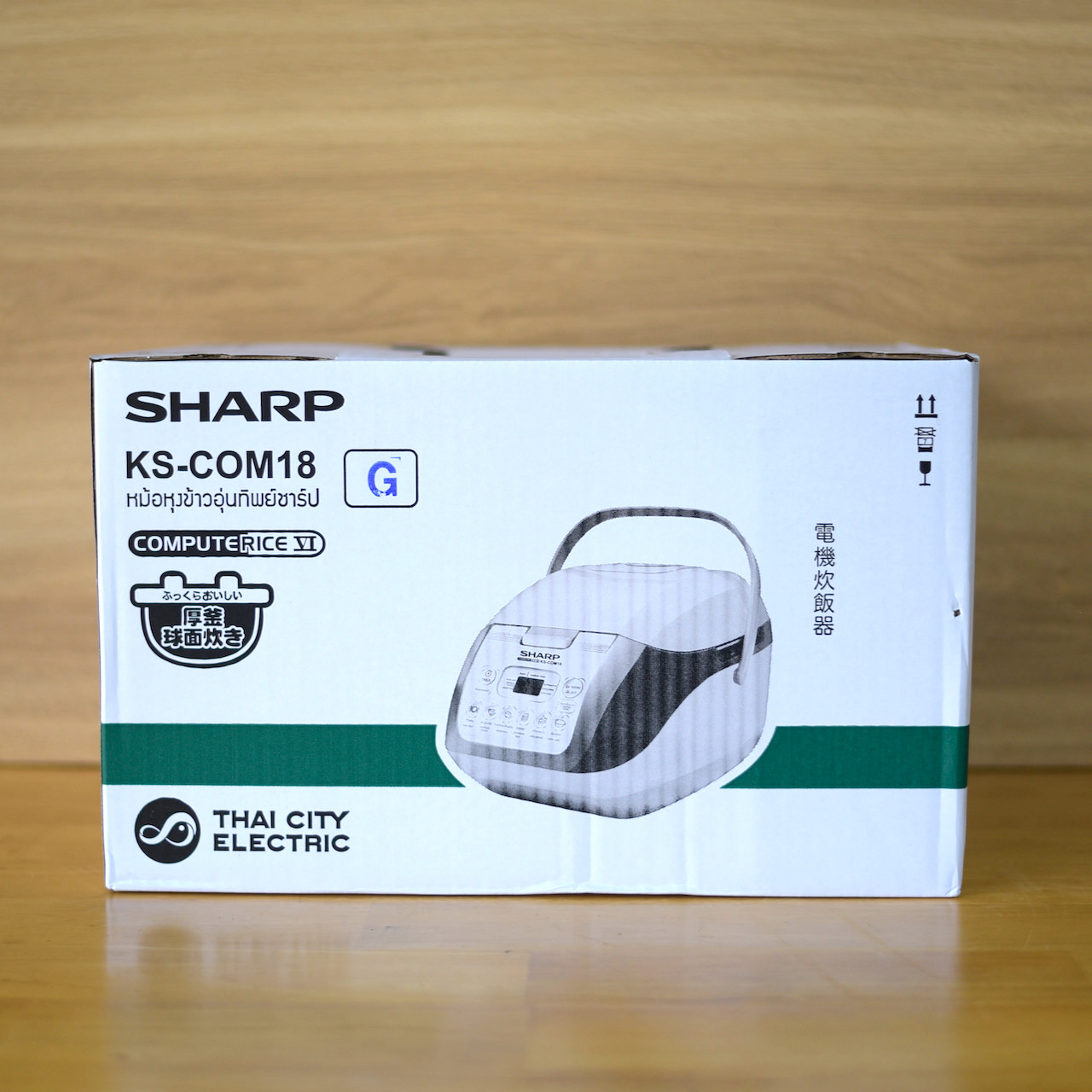 NỒI CƠM ĐIỆN TỬ SHARP KS-COM18 (1.8L) - HÀNG NHẬP KHẨU THÁI LAN