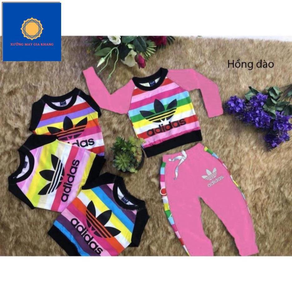 Đồ bộ quần áo dài tay bé trai, bé gái, chất thun cotton mềm mịn, thoải mái - Xưởng may . Gia Khang