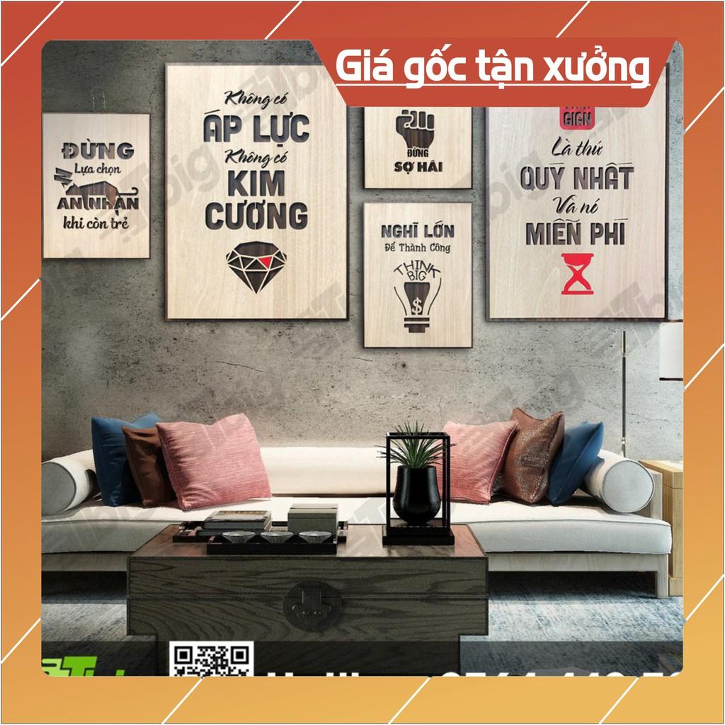 Bộ 5 tấm tranh động lực phối cực đẹp