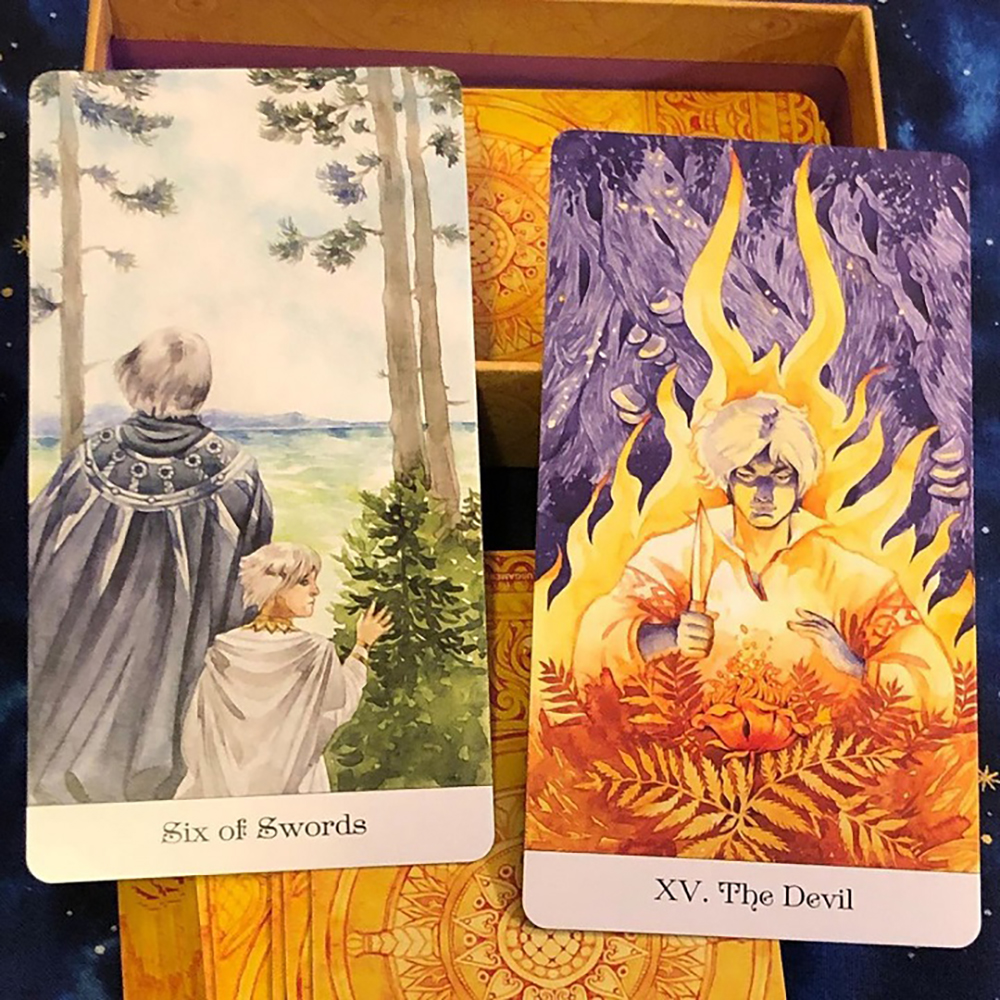 Bài Tarot Of The Golden Wheel 78 Lá Bài Tặng File Tiếng Anh Và Đá Thanh Tẩy