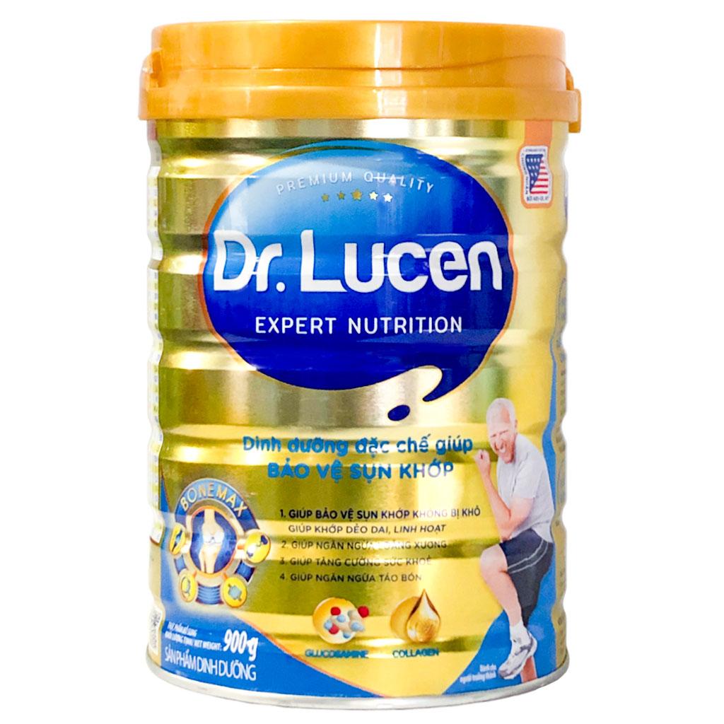 Bộ 2 Lon Sữa Bột dinh dưỡng giúp bảo vệ sụn khớp Cho Người Lớn Tuổi Dr. Lucen Bonemax (900g)