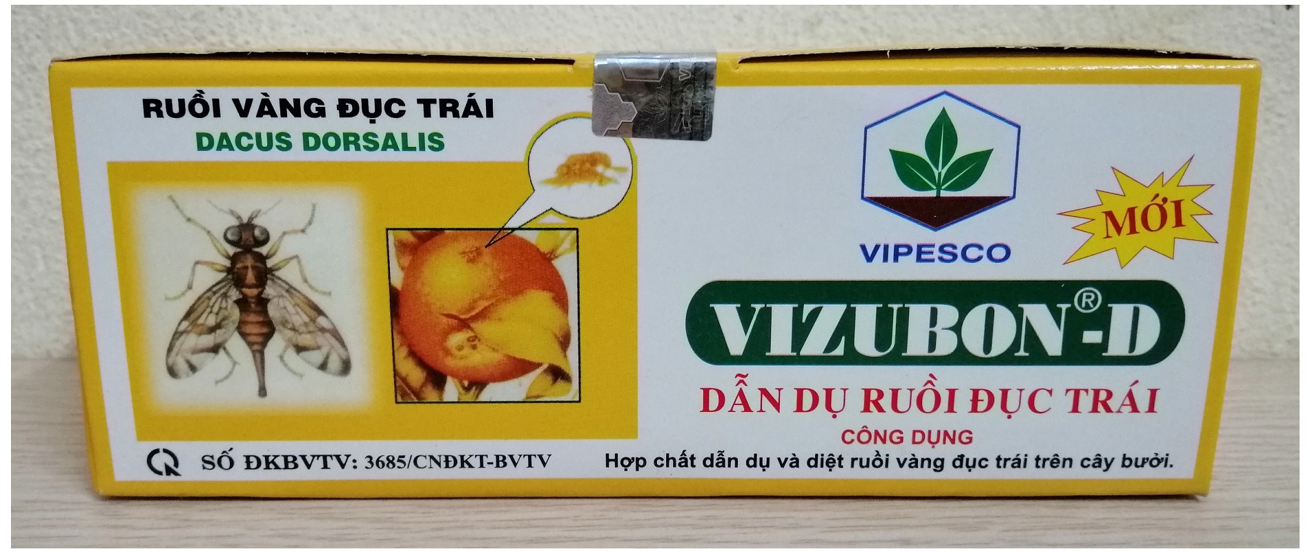 1 HỘP 2 lọ THUỐC DẪN DỤ DIỆT RUỒI ĐỤC TRÁI VIZUBON-D