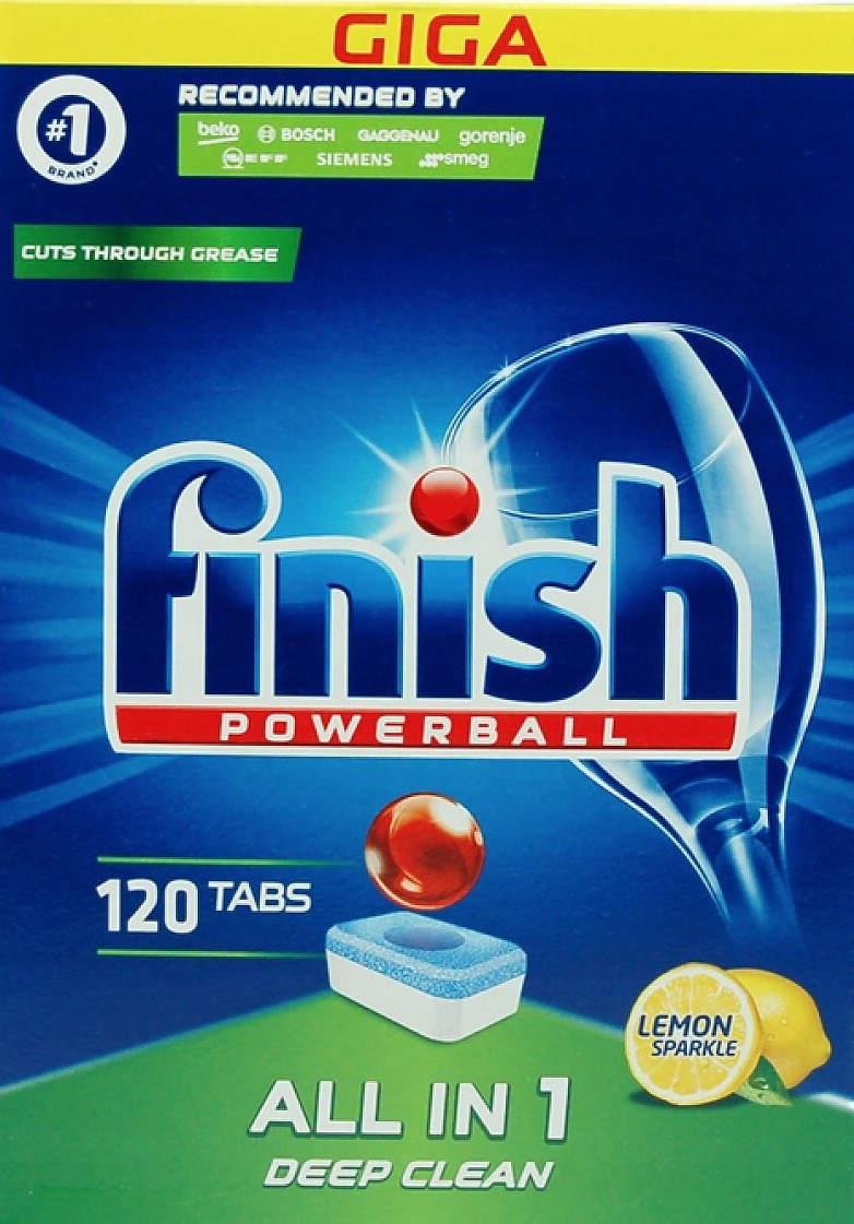 Viên rửa bát Finish All in one 120 viên