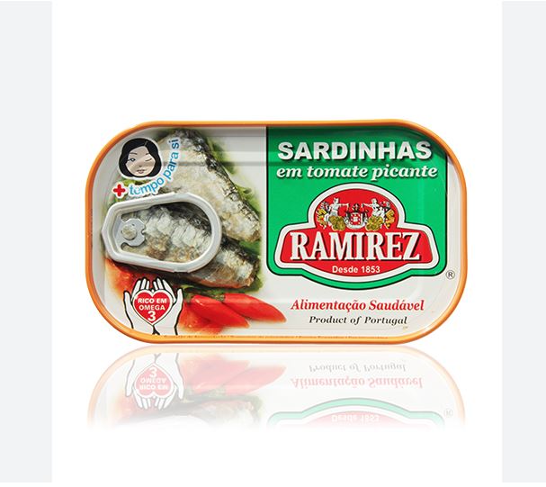 Cá Mòi Xốt Cà Vị Cay Ramirez 125g - Ramirez Spiced Sardines In Tomato Sauce 125g