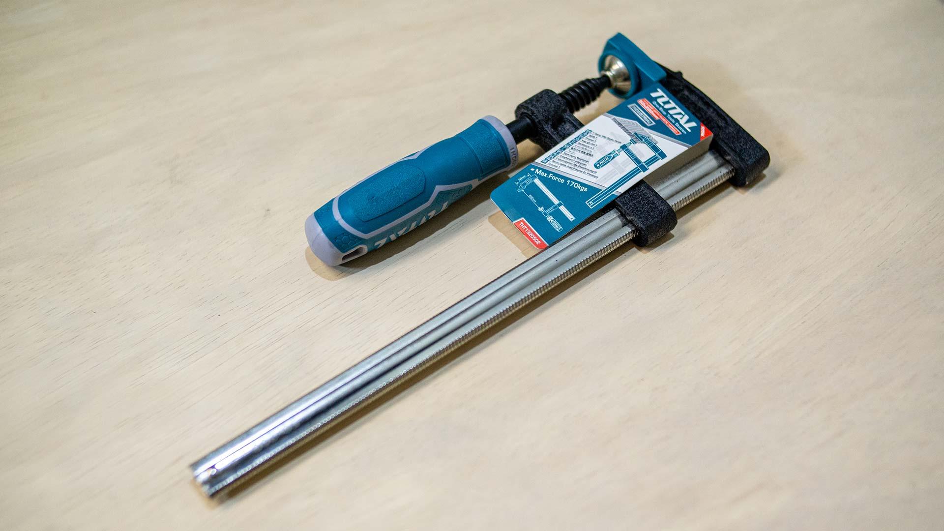 KẸP GỖ CHỮ F SIZE TỪ 50X150MM- 140X1200MM TOTAL - HÀNG CHÍNH HÃNG