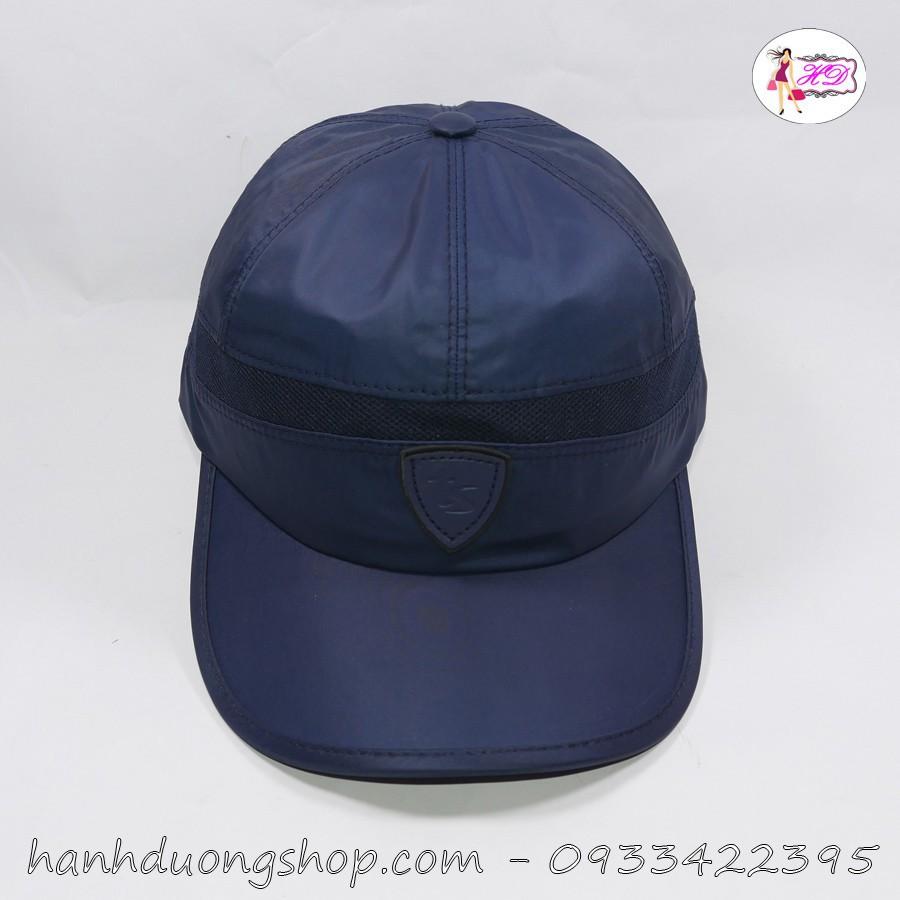 Nón kết vải dù & lưới kết hợp mặt da đẹp TS - TD18