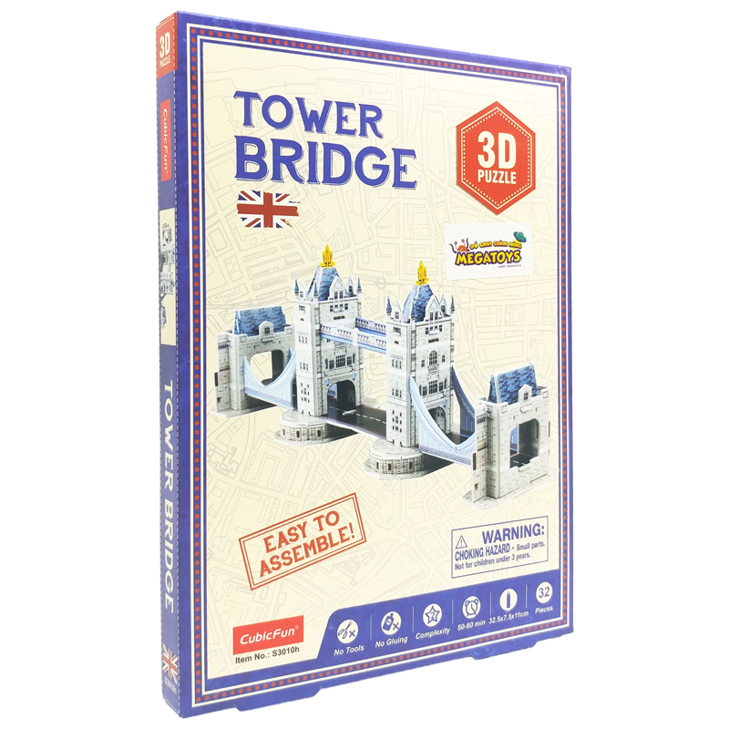 Mô hình giấy 3D - Cầu Tháp London(S3010h)-(32 Mảnh Ghép)