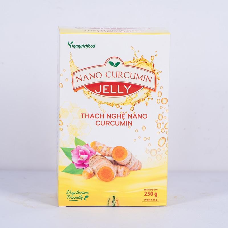 Thạch Nano Curcumin Vinanutrifood tăng cường đề kháng cho người mới ốm dậy Hộp 10 gói 250g