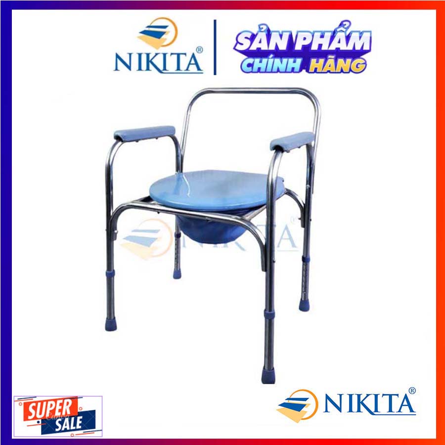 GHẾ BÔ VỆ SINH CHO NGƯỜI GIÀ, NGƯỜI BỆNH NHIỀU MẪU MÃ LỰA CHỌN - CHÍNH  HÃNG NIKITA