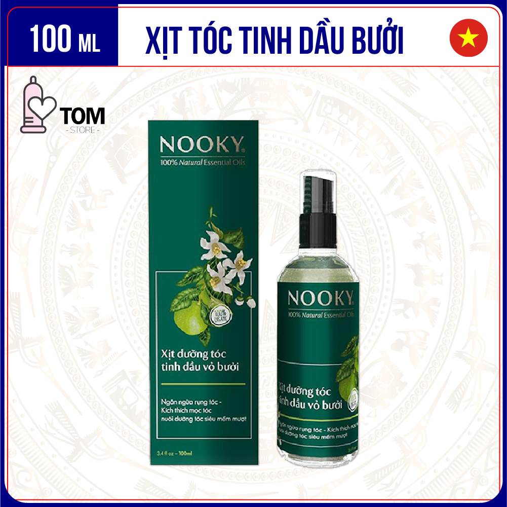 [Chai 100ml] Chai xịt tóc tinh dầu bưởi Nooky