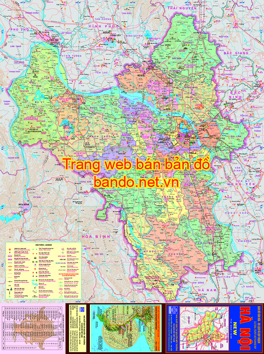 Du Lịch và Quy Hoạch Hà Nội khổ A1