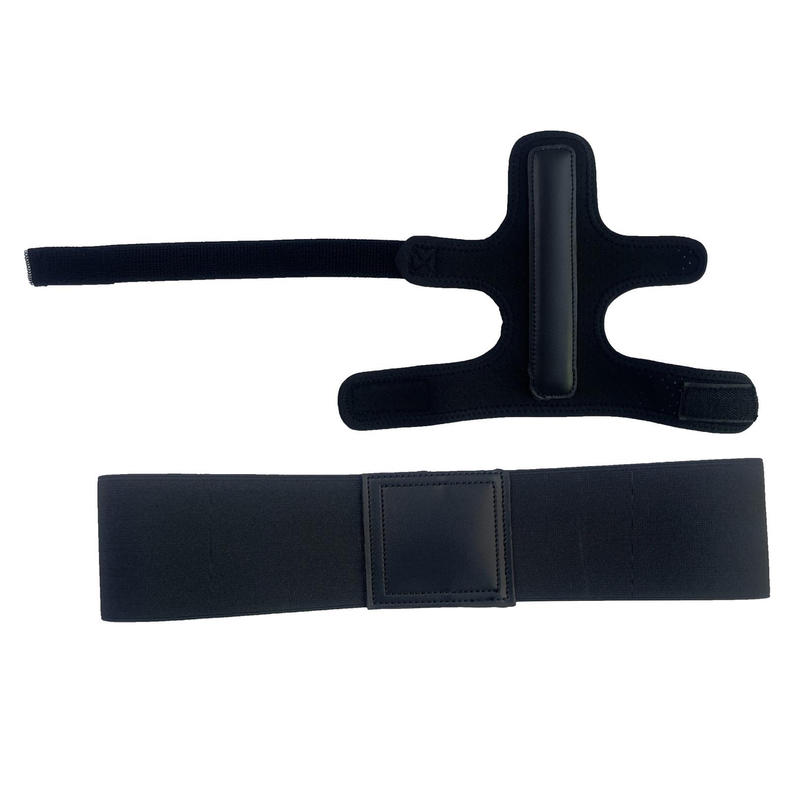 Golf Hand Movement Correction Belt Black Elastic Golf Swing Trainer Arm Belt Gesture Alignment Training Aid Arm Posture Correct