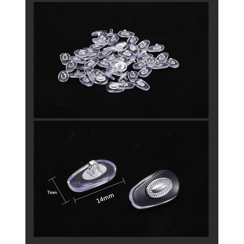 Set 3 bộ cặp đệm mắt kính, ve đệm mũi kính chống trơn cho mọi loại kính PK3