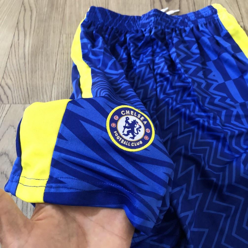 Áo Chelsea 2022 Bộ Quần Áo Bóng Đá CLB Chelsea 2022 Sân Nhà Màu Xanh phom 45-90kg