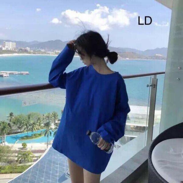 Áo thụng trơn dài tay k bo đủ 14 màu