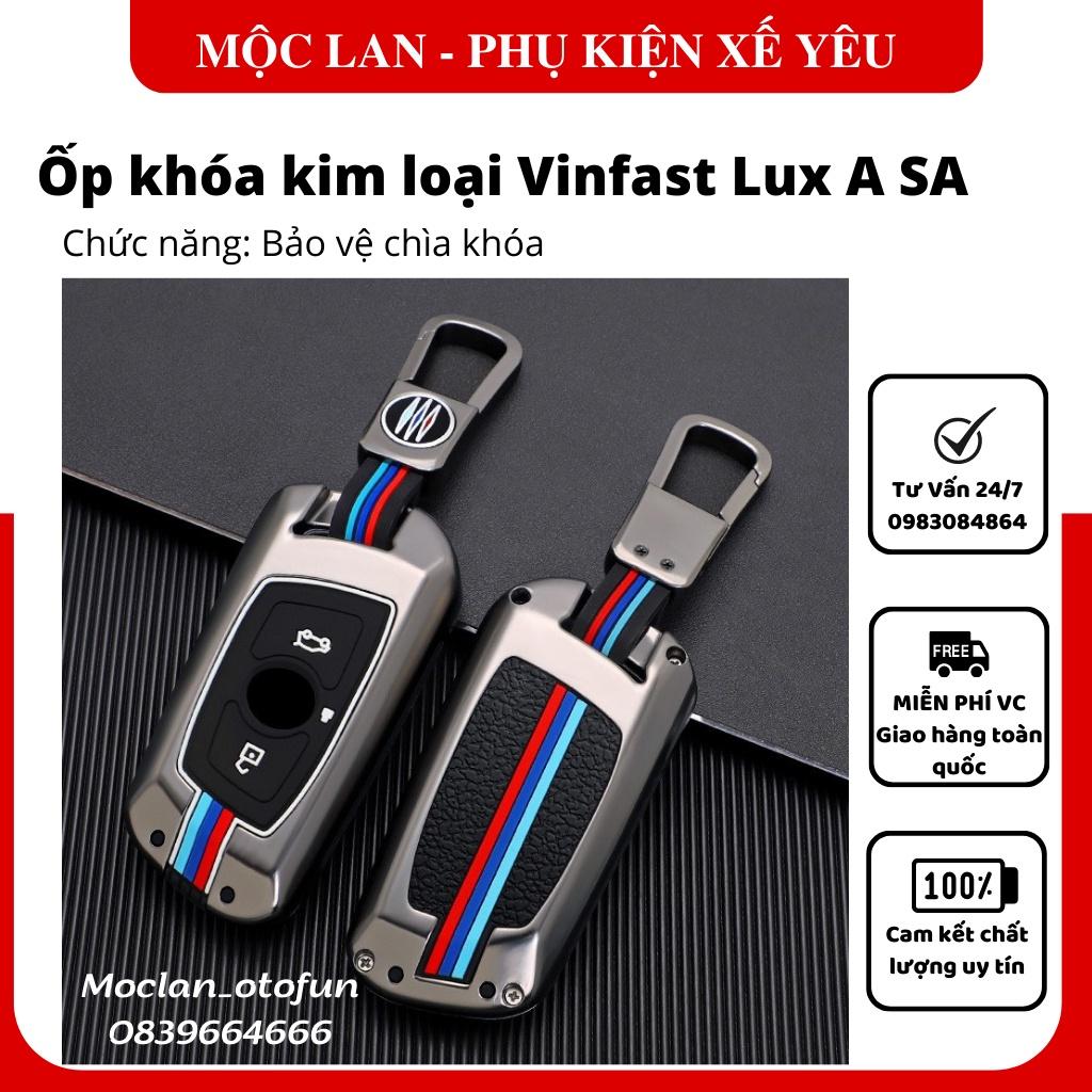 Ốp khóa kim loại, Vỏ bọc chìa ô tô Vinfast Fadil - Lux a , Lux Sa 2.0 cao cấp -