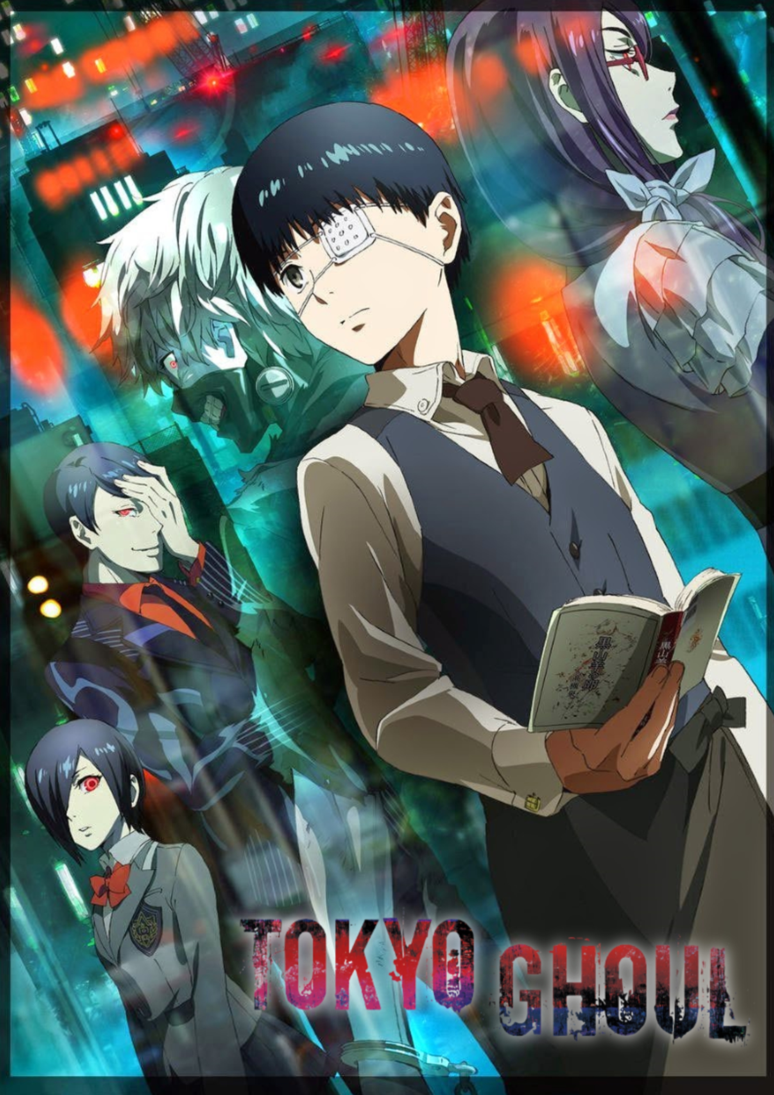 Tranh Poster Tokyo ghoul A4 combo 3  tấm khác nhau