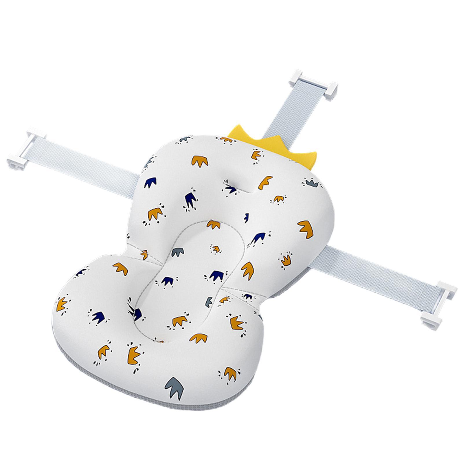 Anti-Slip Baby Bath Support Seat Soft Baby Bath Pillow for 0-6 Months