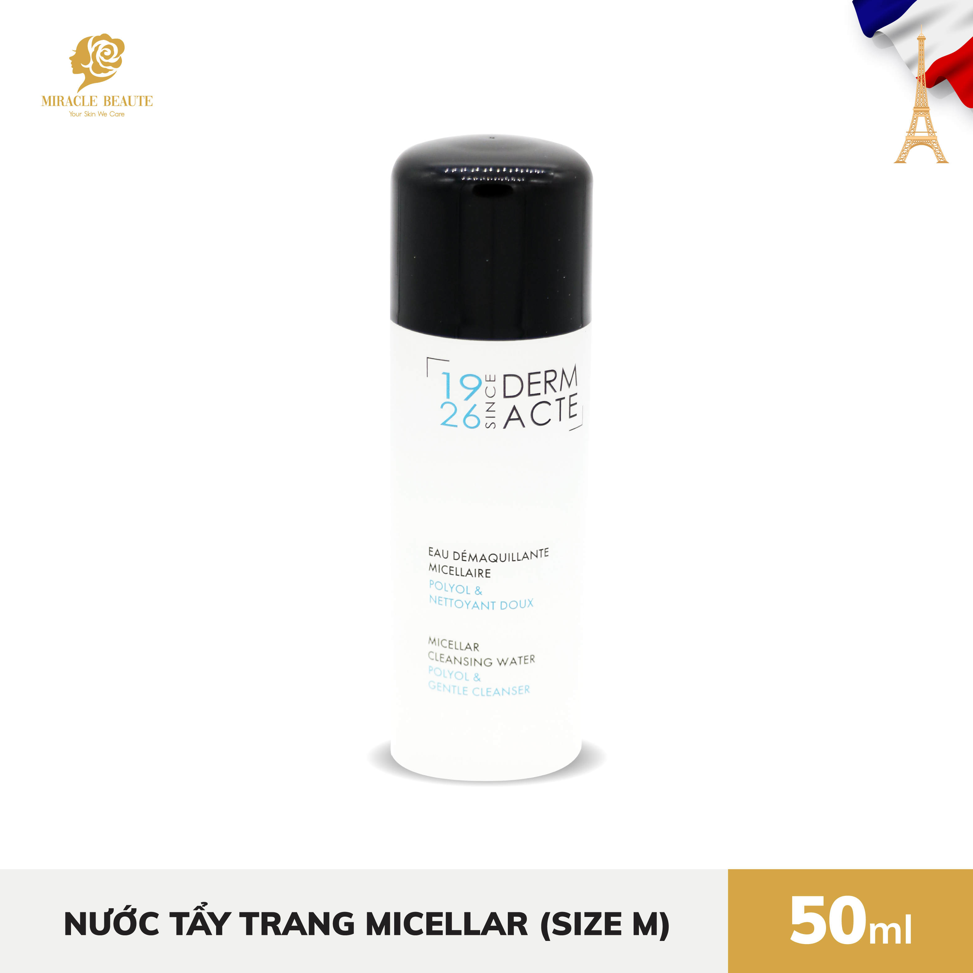 Nước tẩy trang Micellar (size M) -EAU DEMAQUILLANTE MICELLAIRE - Académie Scientifique de Beauté