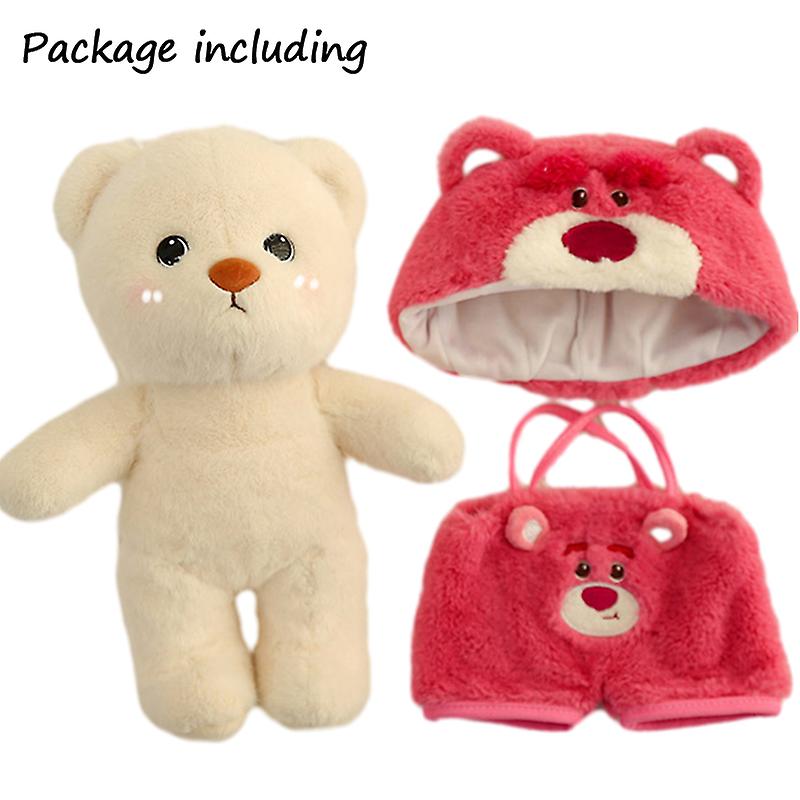 Gấu Bông Lena Đội Mũ Đeo Yếm Cosplay Lotso, Stitch, Pikachu Cực Xinh