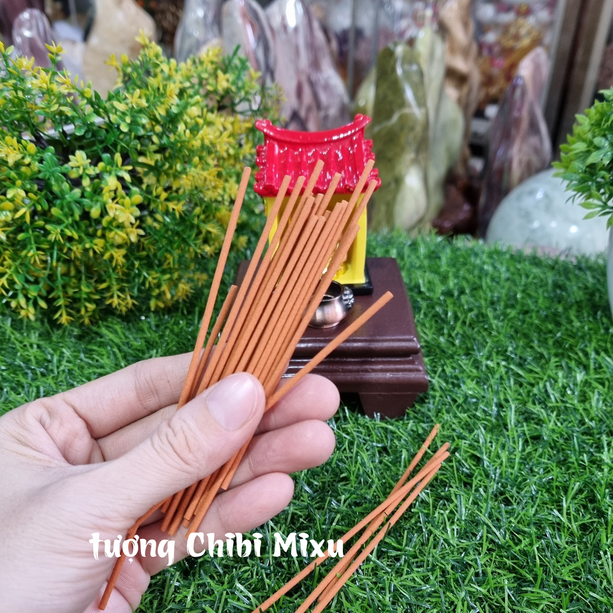 01 Ống nhang không tăm 10cm (khoảng 30-40 que nhang)