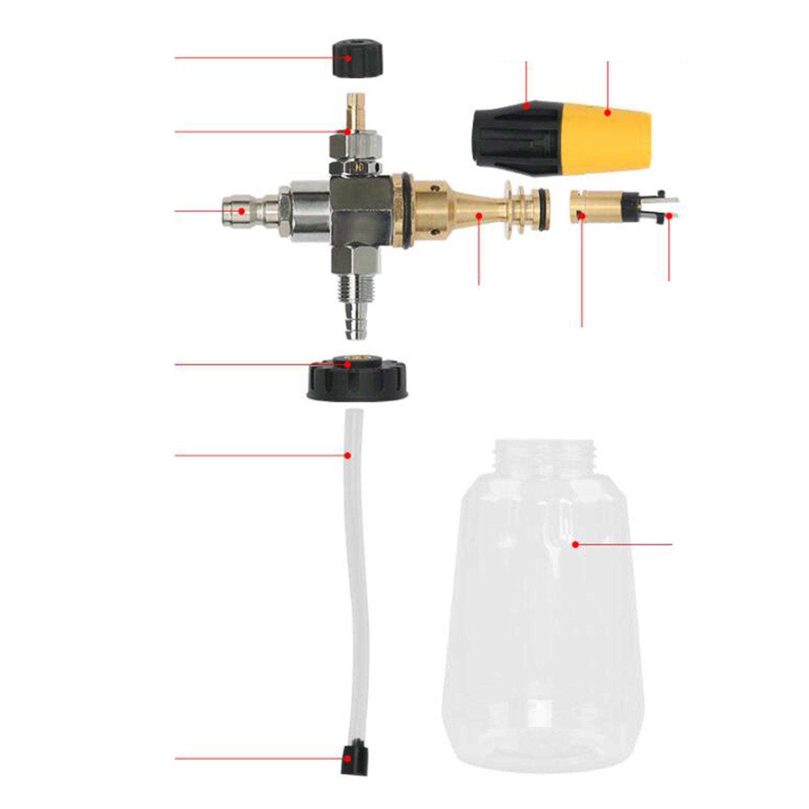 Car Wash Foam Sprayer Adjustable Garden Water Bottle for