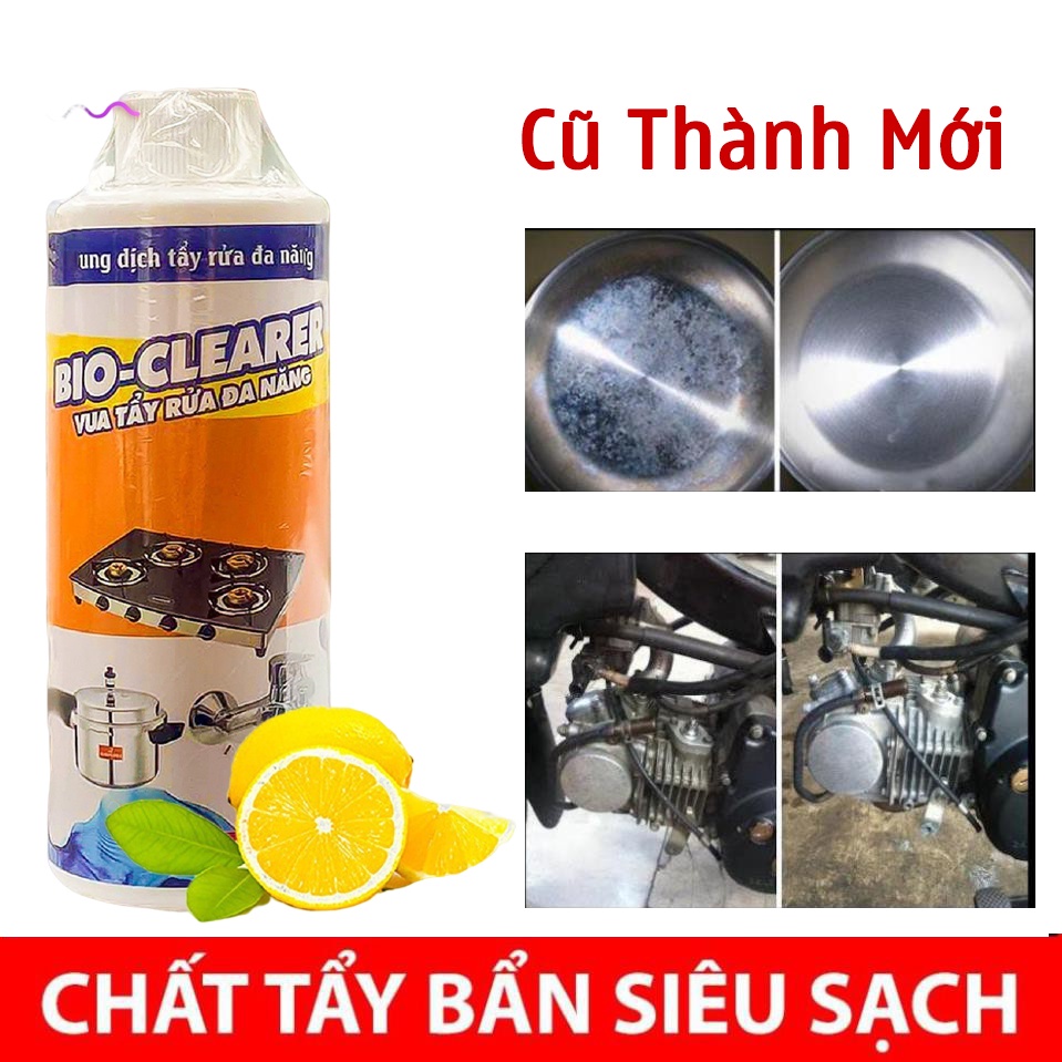 Nước Tây Rửa Đa Năng Bio Clearer - Chất Tây Bẩn Nhà Bếp Nhà Tắm Mùi Hương Dễ Chịu Làm Sạch Hiệu Quả