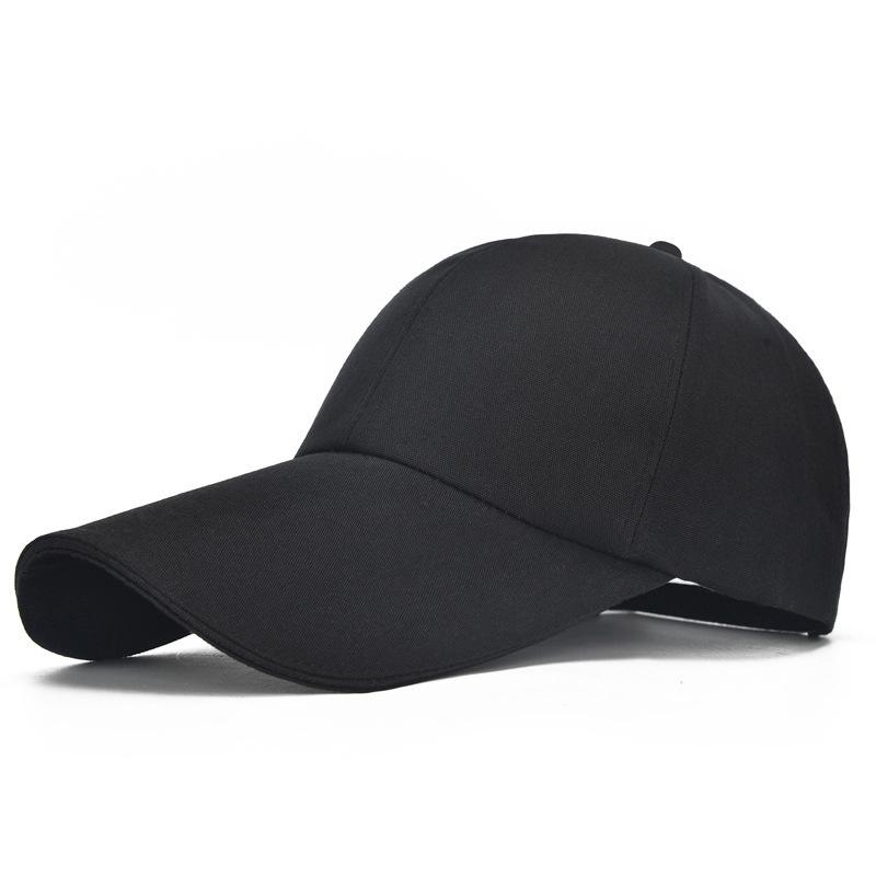 Unisex dài vành mũ bóng chày bố bóng chày cotton có thể điều chỉnh mũ chống nắng lớn chống lại dây đeo có thể điều chỉnh cho các môn thể thao ngoài trời Color: C08