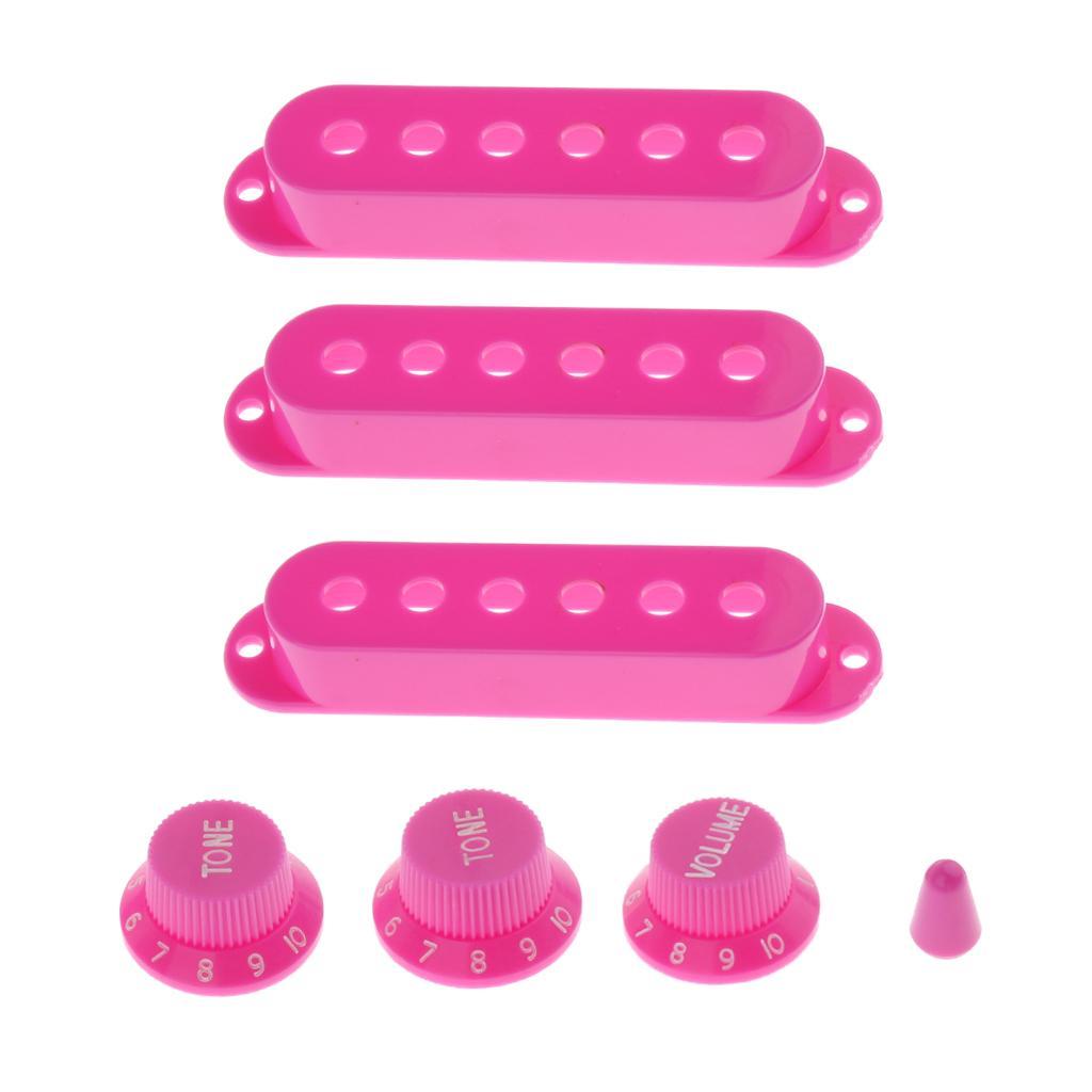 Single Coil Pickup Cover Crontrol Knob Tip for ST Electric Guitar