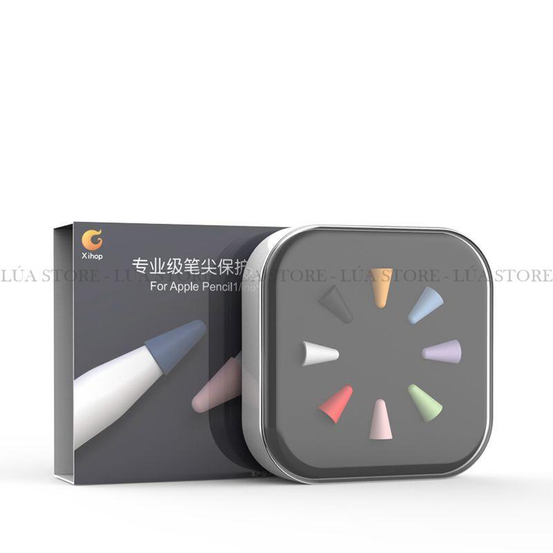 Bọc bảo vệ ngòi bút cho Apple Pen 1/2 chống mòn, chống trượt, bảo vệ ngòi bút cảm ứng, chất liệu TPU mềm, không cảm trở cảm ứng