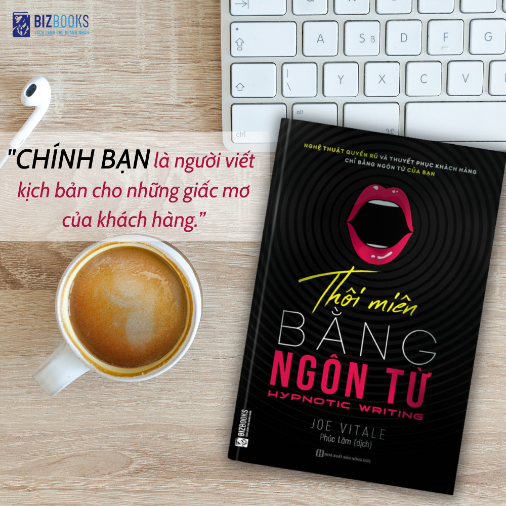 Sách Bizbooks - Thôi miên bằng ngôn từ Tặng SÁCH NÓI và BOOKMARK