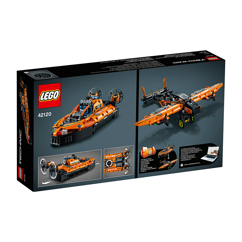 LEGO TECHNIC 42120 Ca nô Đệm Khí Cứu Hộ (457 chi tiết)