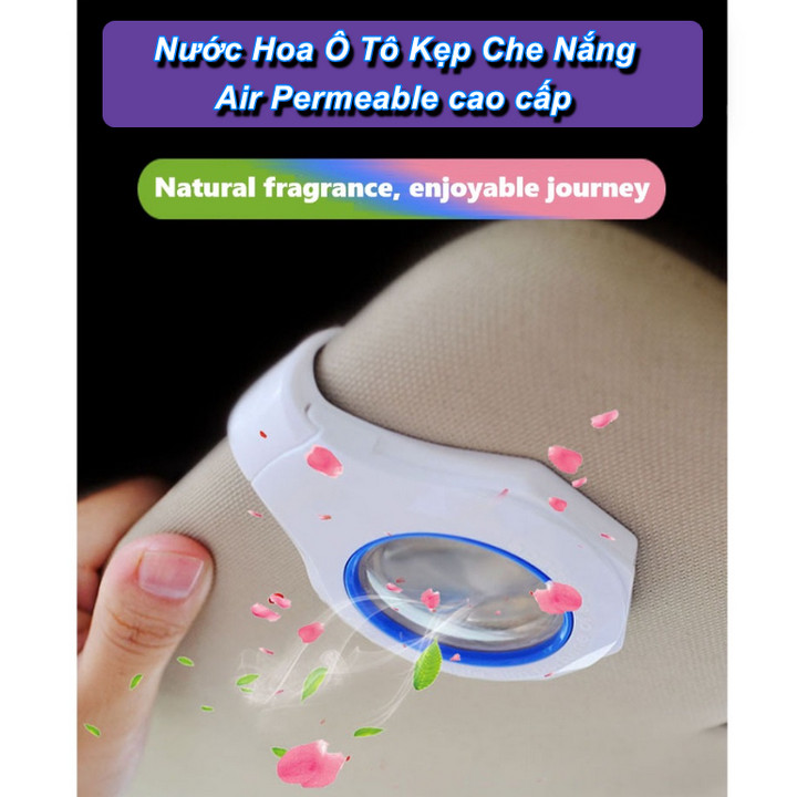 Nước Hoa Ô Tô Kẹp Che Nắng Air Permeable Cao Cấp - Home and Garden