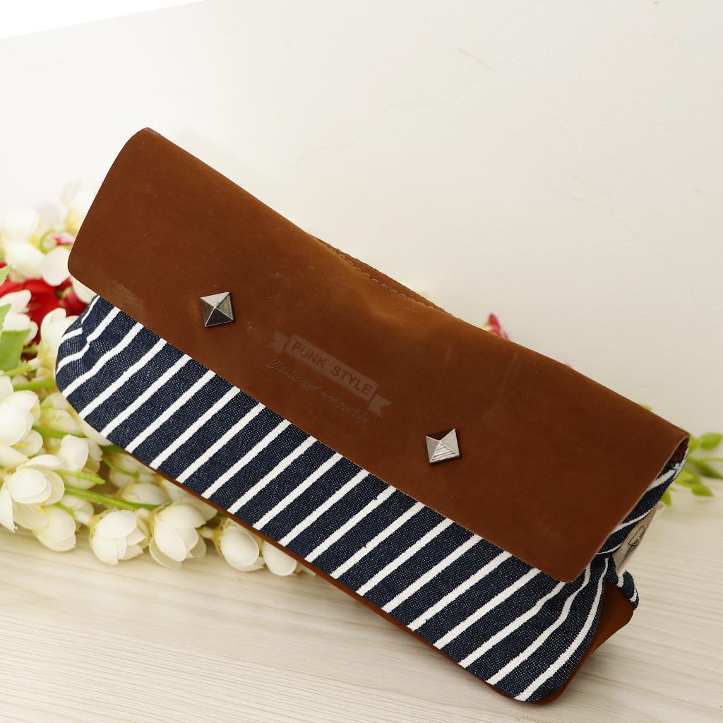 Canvas Large Capacity Pencil Pen Case Student Office School Stationery Case Large Storage Bag Pouch Holder Make Up Organizer Pouch Zipper Bag