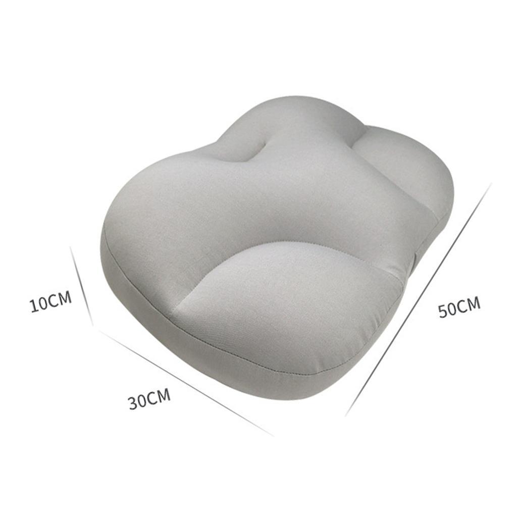 Travel Neck Pillow Headrest Support Neck Standard Firm Washable dark gray