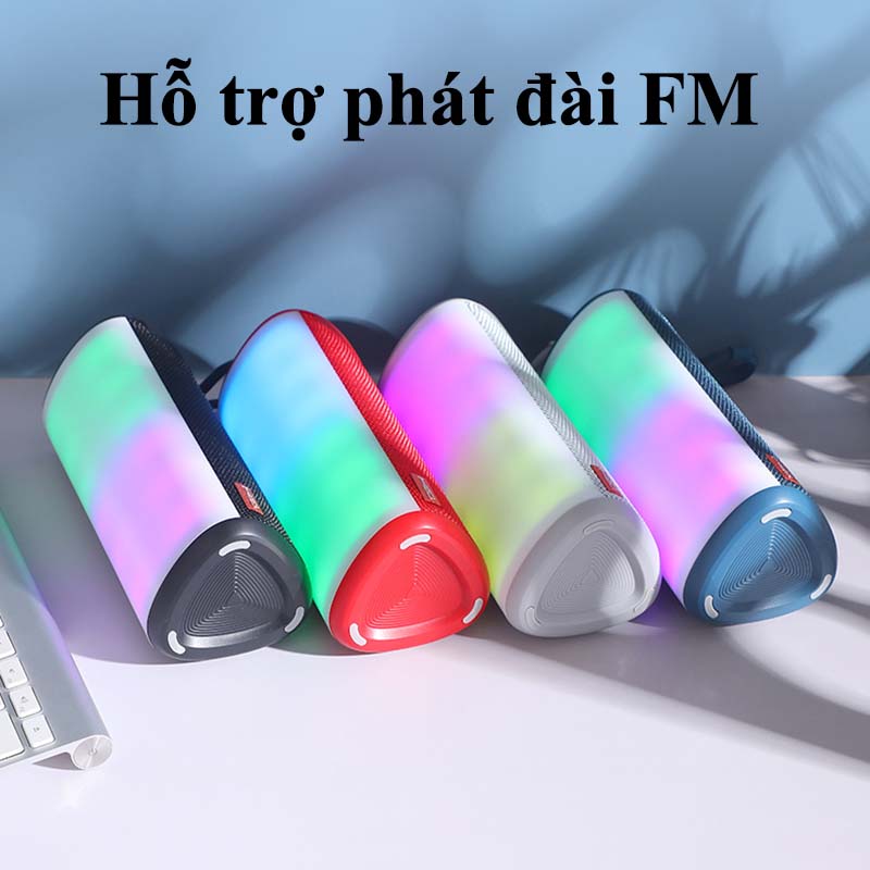 Loa Bluetooth Mini Không Dây Bass Mạnh T-G 357 Cầm Tay Có Đèn Led RGB Treble Rời Nghe Nhạc Công Suất Lớn Hát Karaoke Vi Tính Tương Thích Với Điện Thoại MáyTính Quay Tiktok Triệu View