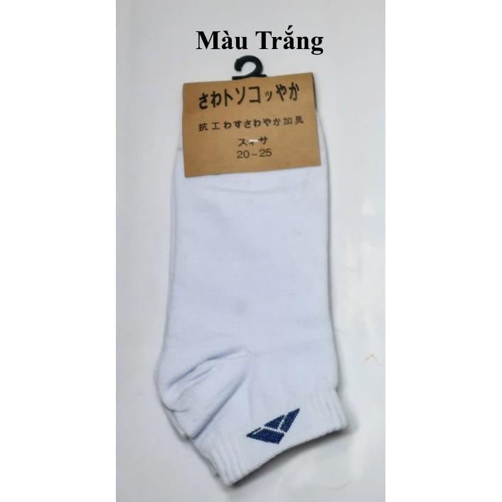 TẤT VỚ NAM CỔ NGẮN In hình tam giác Trên cổ vớ Chất liệu thun cotton Thoáng mát Thấm hút mồ hôi