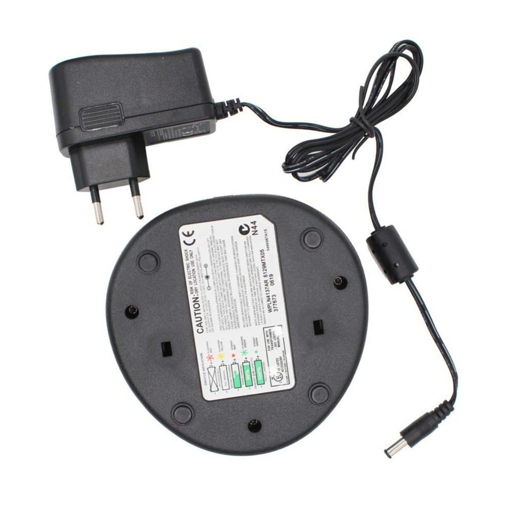 Ni-MH Ni-CD Li-ion Battery Charging Dock Rapid Charger For Motorola Radio-EU