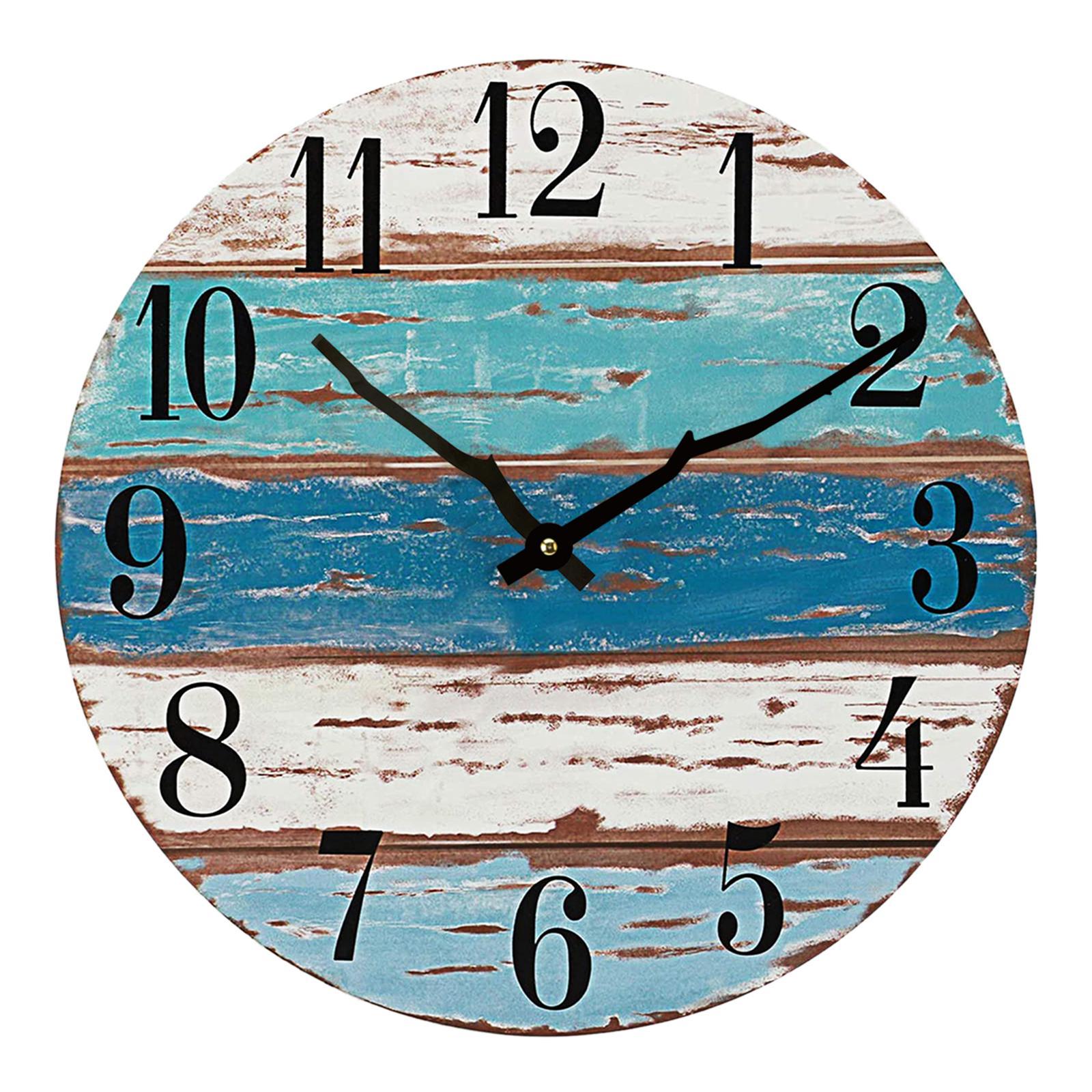 Modern Wall Clock 12 inch Art Round for Living Room Bedroom Decoration