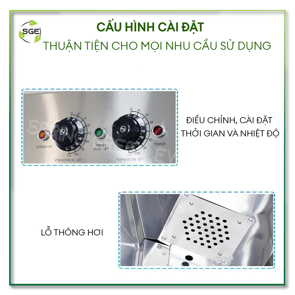 Tủ ủ bột, máy lên men thực phẩm loại 26 khay PF26. Máy dùng cho gia đình, hộ kinh doanh, nhà hàng, sản xuất công nghiệp số lượng lớn. Hàng chính hãng SGE Thailand.