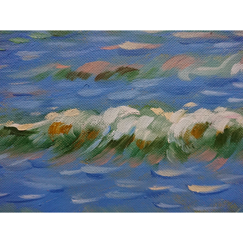 Tranh Sơn Dầu Vẽ Tay 30x40cm - Biển